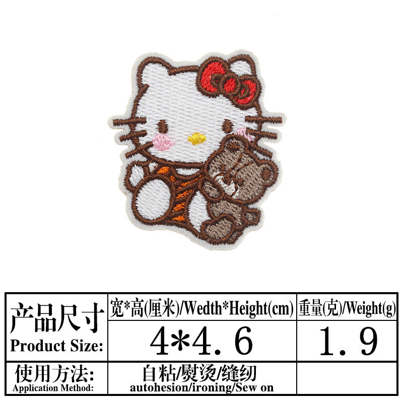 Wholesale DIY patchs cute cat patch children' s clothing bag OLY Exclusive